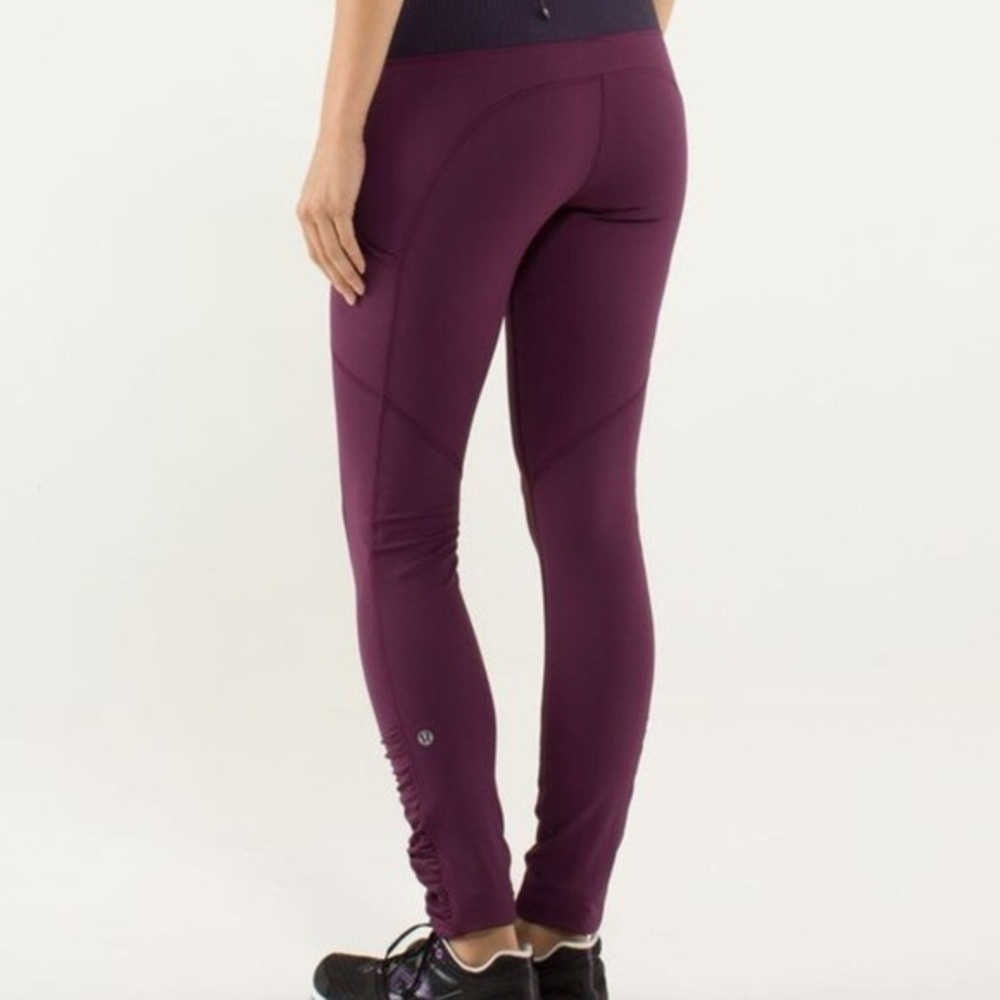 Lululemon plum yoga pant